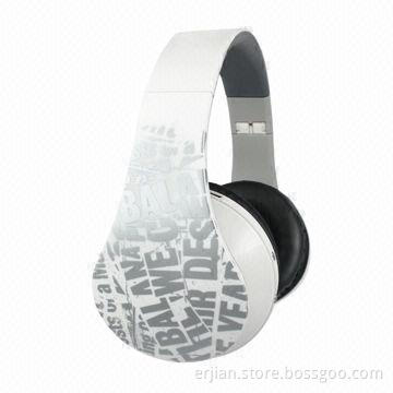 Retractable earphones for Computer with T-Flash Card Slot and FM Radio, Bluetooth Optional